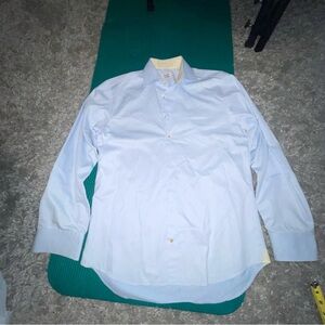 Stenstroms Fitted Body Twofold Super CottonMens long sleeve Size 15 3/4 40 LBlue